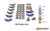 Acura NSX (1990-2005) Titanium Dress Up Bolts Engine Bay Kit - DressUpBolts.com