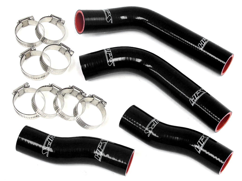 High Temp 3-ply Reinforced Silicone,Replace OEM Rubber Radiator Coolant Hoses