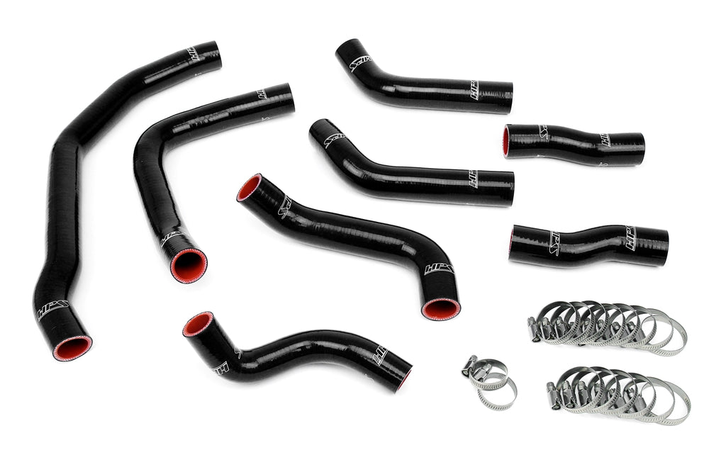 High Temp 3-ply Reinforced Silicone,Replace OEM Rubber Radiator Coolant Hoses