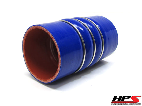 Silicone CAC Hump Coupler Hose Cold,High Temp 4-ply Reinforced,2