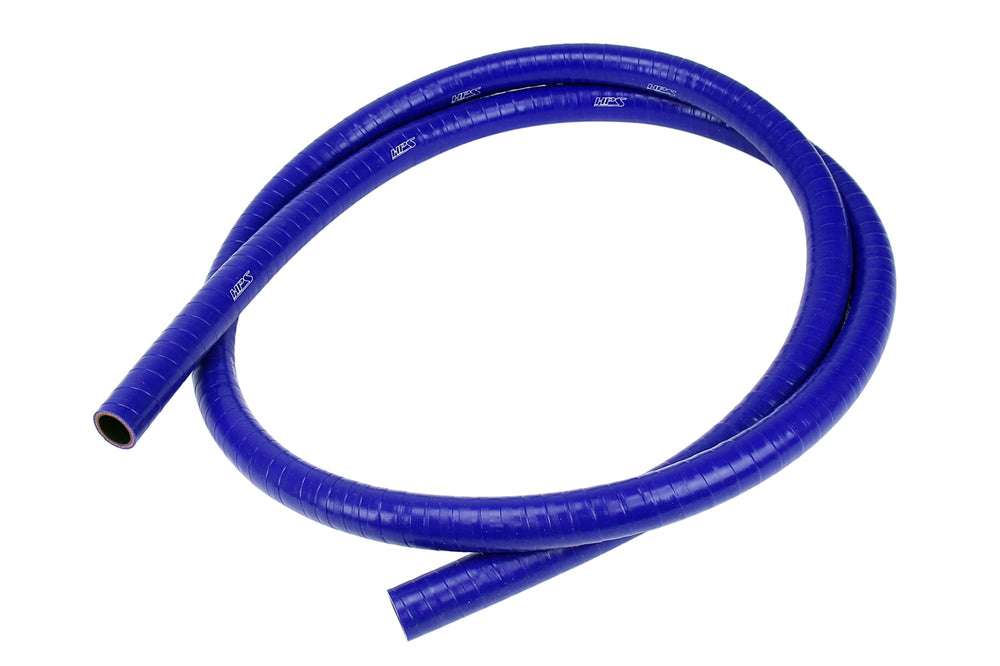 Silicone Oil Resistant Hose,High Temp 1-ply Reinforced,3/8" ID,5 Feet Long,Blue