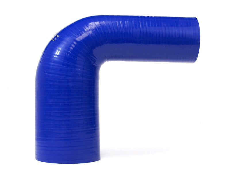 Silicone 90 Degree Elbow Hose,High Temp 4-ply Reinforced,5/8" - 1-1/4" ID,Blue
