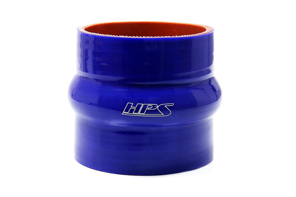 Silicone Hump Coupler Hose,High Temp 4-ply Reinforced,1/2" ID,6" Long,Blue