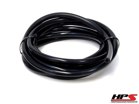 High Temperature Silicone Vacuum Hose Tubing,10mm ID,5 feet Roll,Black