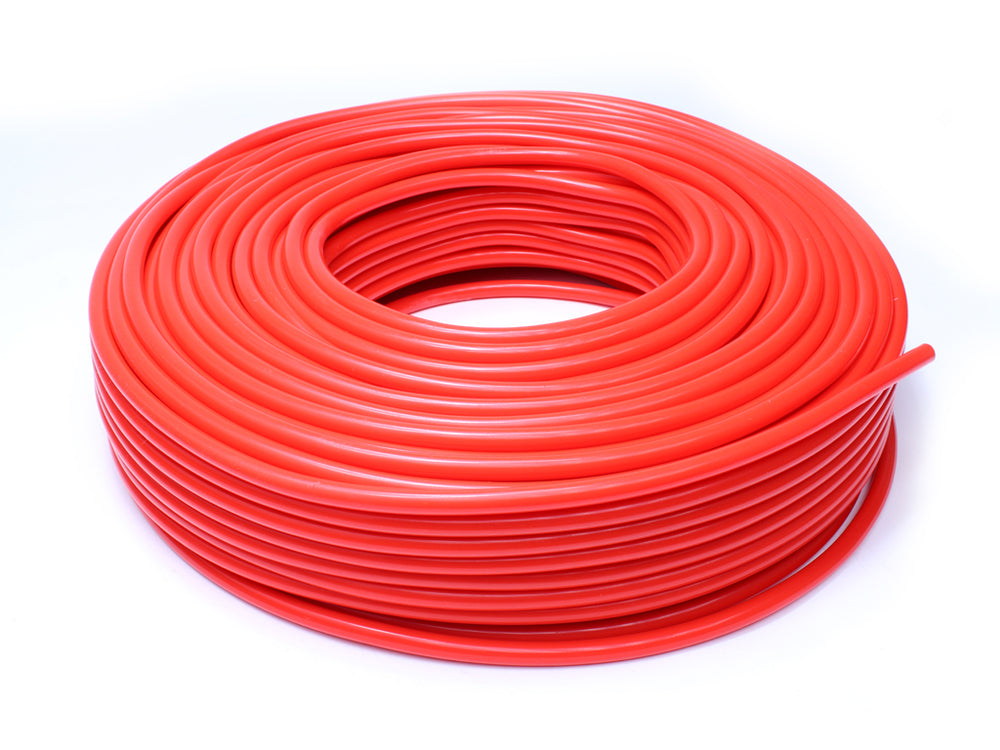 High Temperature Silicone Vacuum Hose Tubing,10mm ID,100 feet Roll,Red