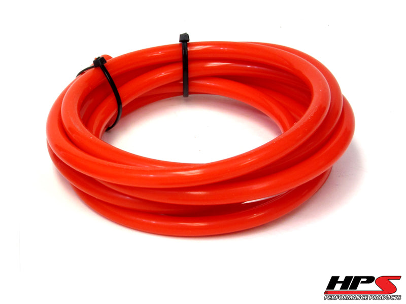 High Temperature Silicone Vacuum Hose Tubing,5/64" ID,5 feet Roll,Red