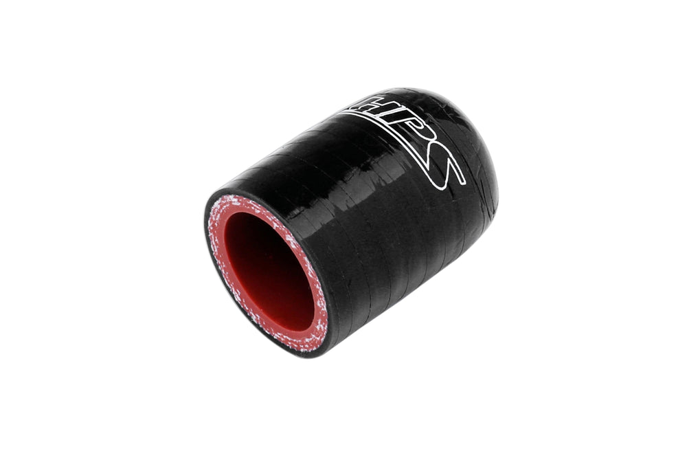 Silicone Coolant Bypass Cap,High Temp 3-ply Reinforced,1/4" ID,Black