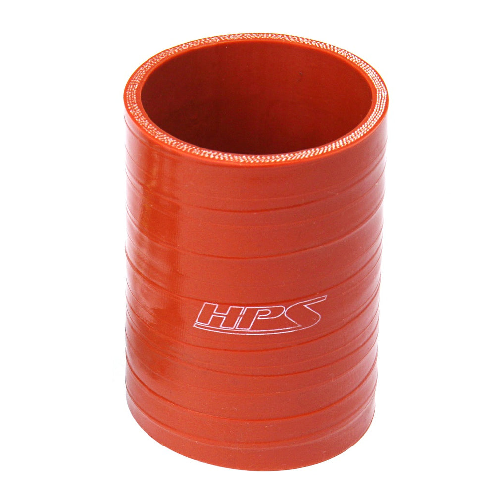 Silicone Coupler Hose,Ultra High Temp 4-ply Reinforced,2" ID,4" Long,Orange