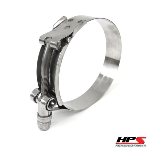 100% Stainless Steel T-Bolt Hose Clamp,Size #100,Effective Range:4.01