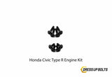 Honda Civic Type R (2017-2019) Titanium Dress Up Bolt Engine Kit - DressUpBolts.com