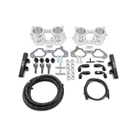 Top Feed Conversion Kit - V2 Silver TGV, Black Fuel Rails, Custom Lines - IAG-AFD-3301SLBK