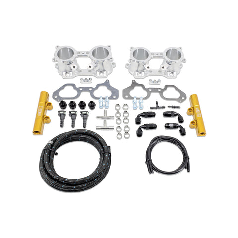 Top Feed Conversion Kit - V2 Silver TGV, Gold Fuel Rails, Custom Lines - IAG-AFD-3301SLGD