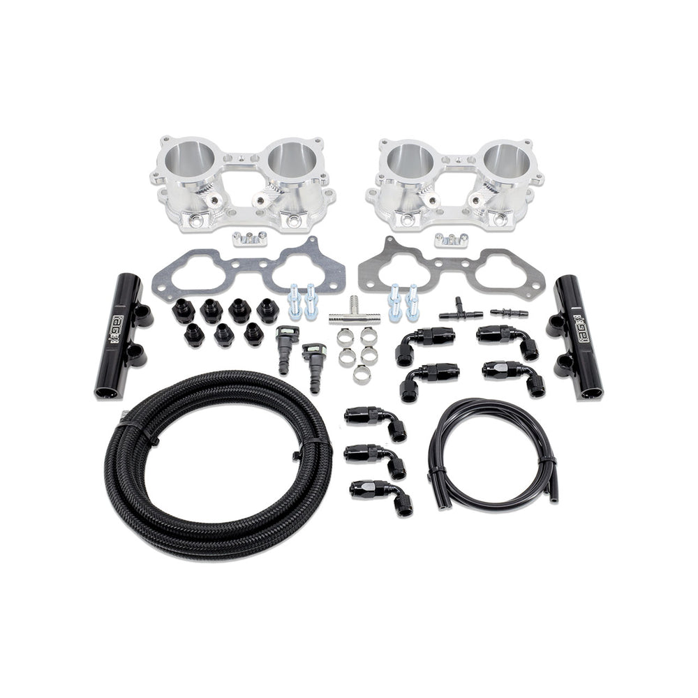 Top Feed Conversion Kit V2 Silver TGV, Black Rails, Lines for Aeromotive FPR - IAG-AFD-3302SLBK