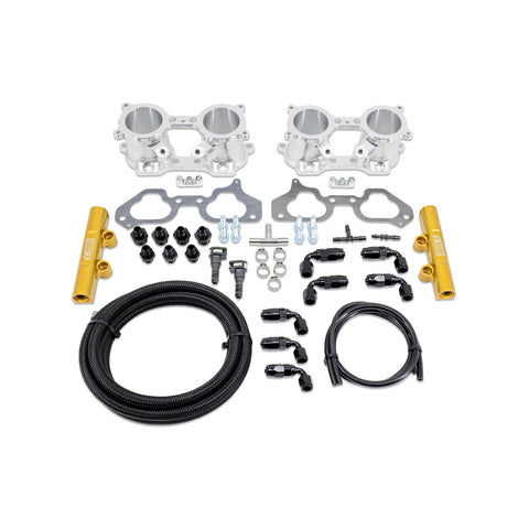 Top Feed Conversion Kit  V2 Silver TGV, Gold Rails, Lines for Aeromotive FPR - IAG-AFD-3302SLGD