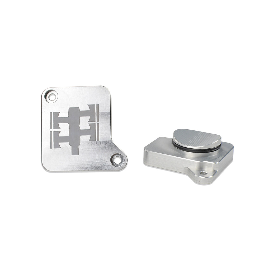 MAF Sensor Block Off Plate (Silver) - IAG-AFD-4000SL