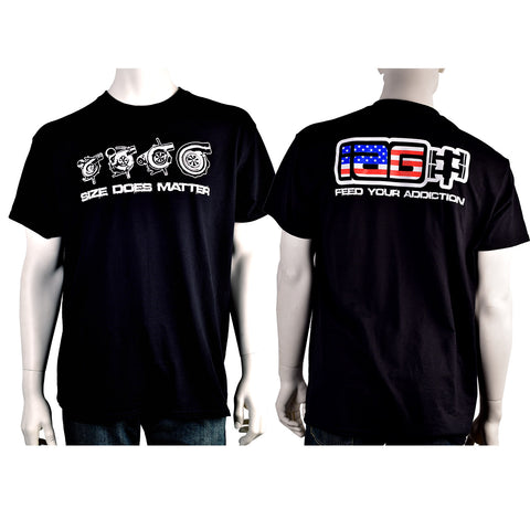 Men's American Flag Size Does Matter T-Shirt. - IAG-APP-2025S