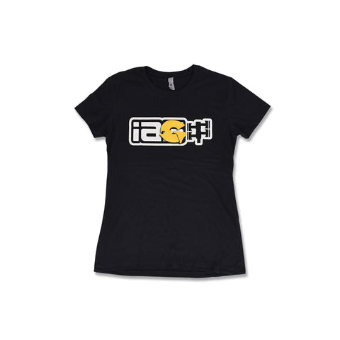 Women's Genius Logo Shirt (Black) - IAG-APP-2067L