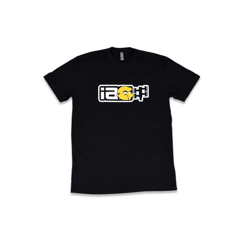 Men's Genius Logo Shirt (Black) - IAG-APP-2068M