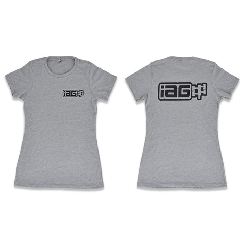 Women's Boxer Logo Front and Back (Grey) - IAG-APP-2069L