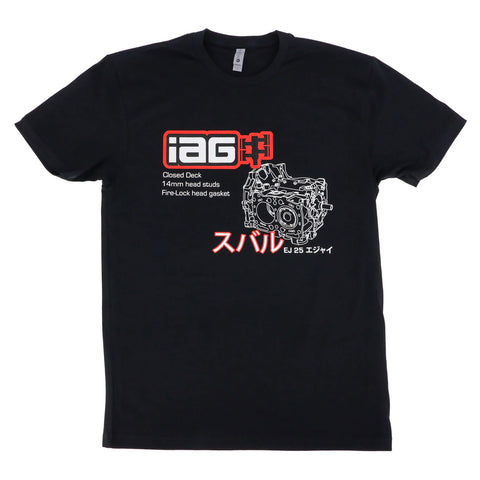 Men's Closed Deck T-Shirt (Black) - IAG-APP-2082BKM