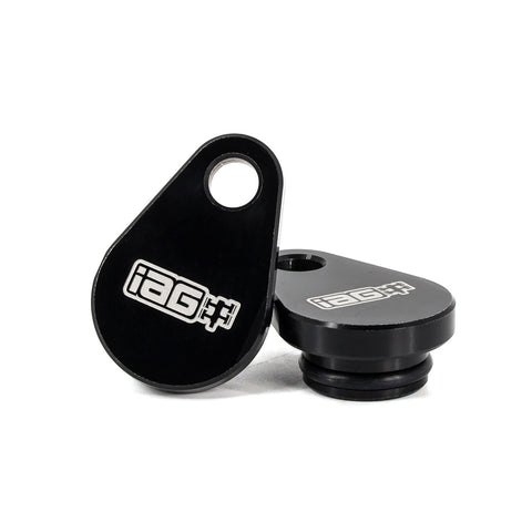 Black AVCS Camshaft Sensor Plugs Set - IAG-ENG-2060BK