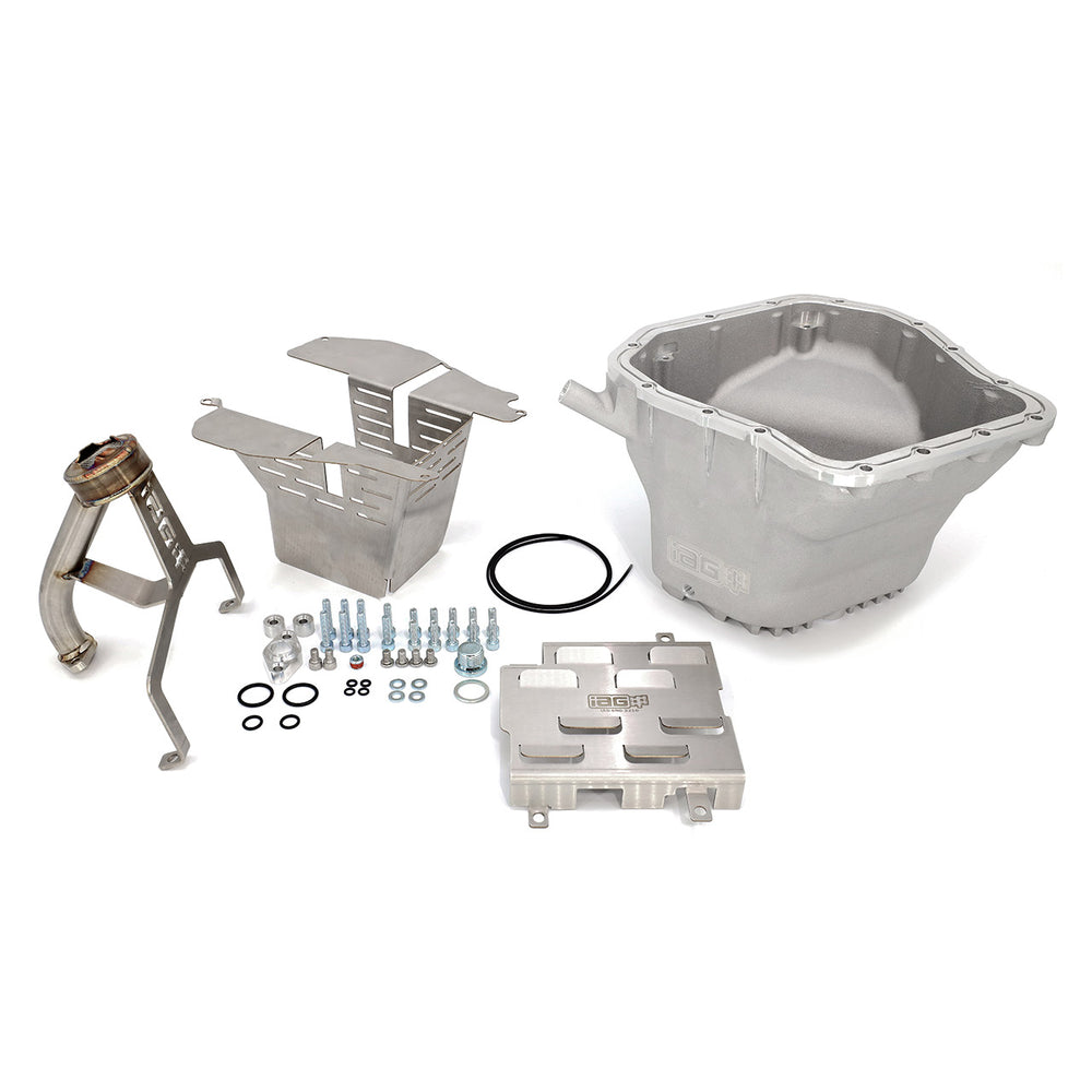 EJ Street Series Oil Pan Pkg (Silver Pan/Pickup/Street Baffle/Windage Tray) - IAG-ENG-2201SL