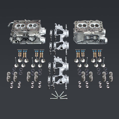 Stage 4 CNC Ported Heads w/CM w/+1mm GSC Valves S20 (Cams/Lifters Sold Sep) - IAG-ENG-3040SC