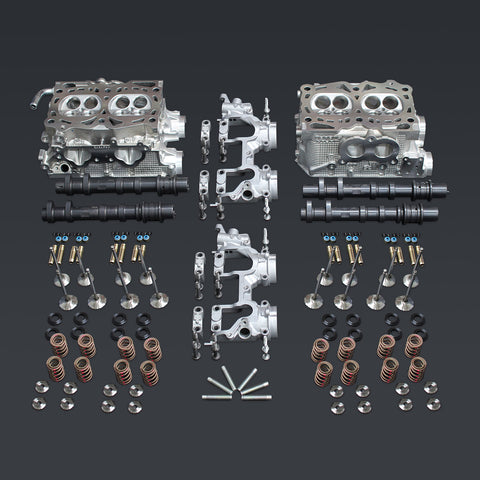 Stage 5 CNC Ported Heads w/CM w/ +1mm Ferrea Valves & GSC S3 CamsS20 Casting - IAG-ENG-3055SCS4