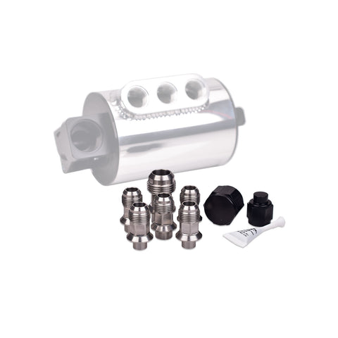 Stainless Steel AN Breather Fitting Set for EJ20/EJ25 - IAG-ENG-7302