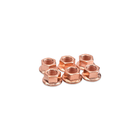 M10 Copper Exhaust Nuts (Pack of 6) - IAG-EXT-4101