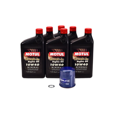 MOTUL Engine Break-In Oil Change Service Package w/ Extra Quart - IAG-MNT-1006.2