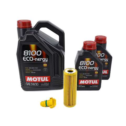 MOTUL 5W30 ECO-lite Engine Oil Change Package - IAG-MNT-F1010