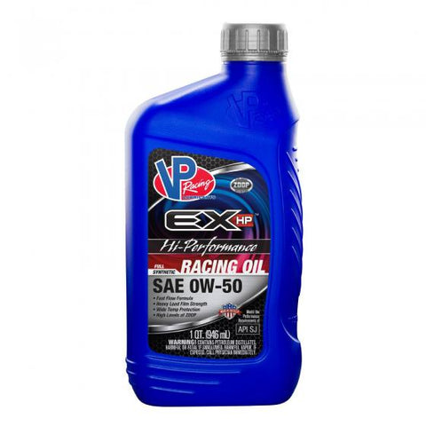 VP Racing Fuels Synthetic Racing Oil 0W-50