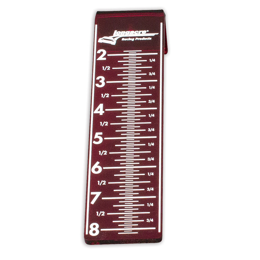 Laser Chassis Height Checker Target Only - 2" - 8"