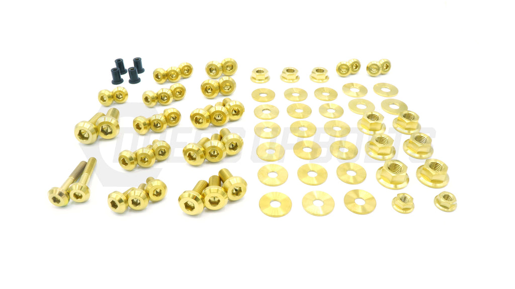 Mitsubishi Evo VIII Titanium Dress Up Bolts Engine Bay Kit