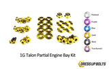 Eagle 1G Talon DSM (1990-1994) Titanium Dress Up Bolts Partial Engine Bay Kit - DressUpBolts.com