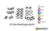 Eagle 1G Talon DSM (1990-1994) Titanium Dress Up Bolts Partial Engine Bay Kit - DressUpBolts.com