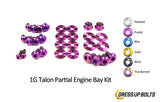 Eagle 1G Talon DSM (1990-1994) Titanium Dress Up Bolts Partial Engine Bay Kit - DressUpBolts.com