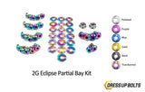 Eagle 2G Talon DSM (1995-1999) Titanium Dress Up Bolts Partial Engine Bay Kit - DressUpBolts.com