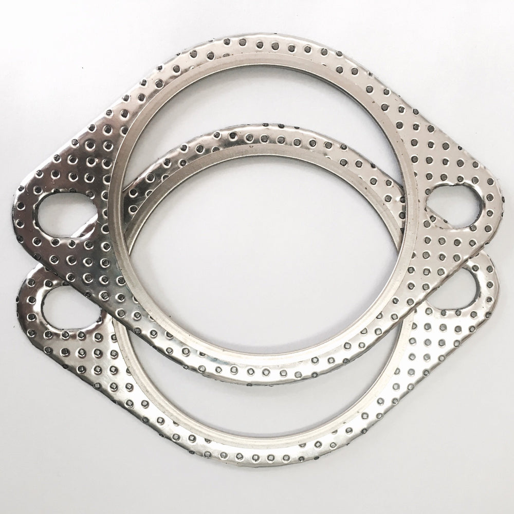 2 Bolt MLSG High Temp Exhaust Gasket (2.5" I.D.) Twin Pack