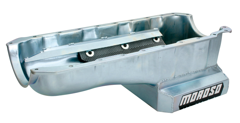 OIL PAN, BBC MARK IV, 8 IN. DEEP, T-SUMP, WINDAGE TRAY
