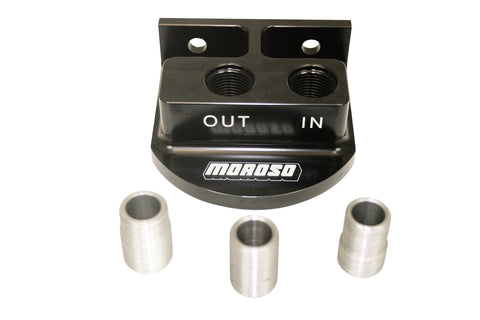 REMOTE SPIN ON OIL FILTER MOUNT, FOR 13/16 IN, 3/4 IN, 22 MM OIL FILTERS