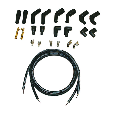 WIRE SET, SPIRAL CORE, BLACK, H-D UNIVERSAL KIT 78-15