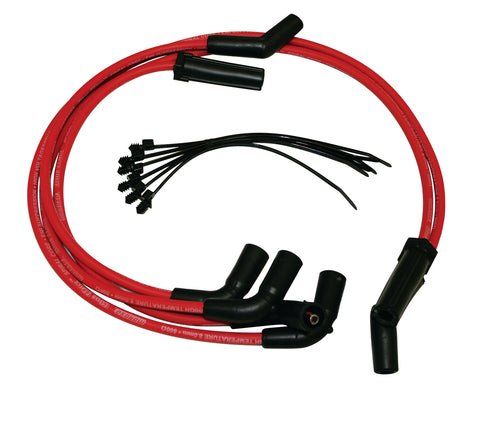 WIRE SET, SPIRAL CORE, RED, H-D MILWAUKEE 8, 17-UP