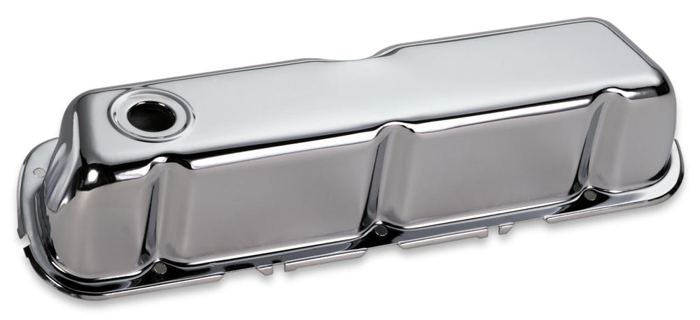 VALVE COVERS, FORD 302/351W, CHROME, NO LOGO