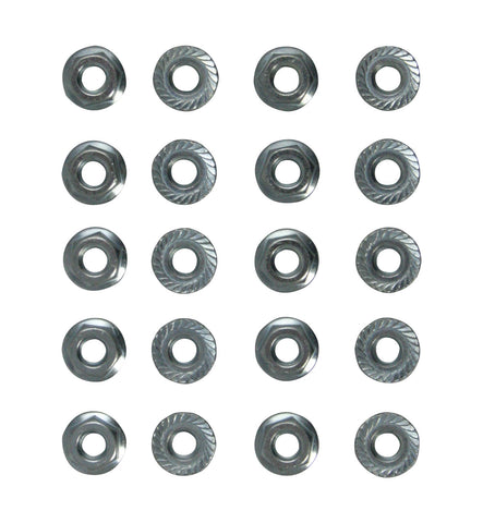 NUTS,  OIL PANS, ETC. 1/4 IN. x 28 IN., 20 PACK