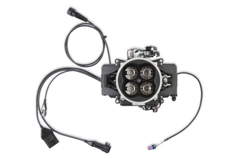 MSD MSD Ignition Controller; Flows 865 CFM; 1-3/4 in. Throttle Plates; Black Finish; Incl. Throttle Body/Power Module/Harnesses/Handheld Programmer;
