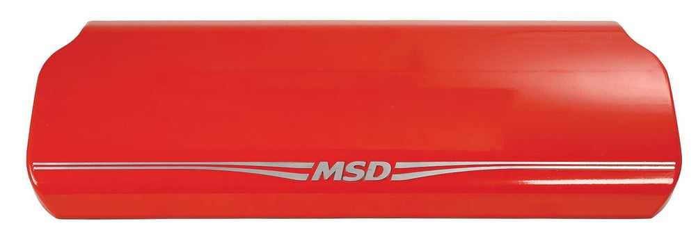 MSD Atomic LS Ignition Coil Cover; Red;