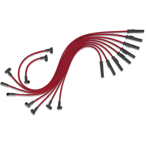 MSD Custom Spark Plug Wire Set; 8.5mm; Red; For Use On Chevy Big Block [Including Motorhomes]; OEM Fit;