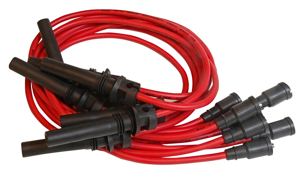 MSD Custom Spark Plug Wire Set; 8.5mm; Red; Fits 5.7L Hemi Engines; OEM Custom Fit;